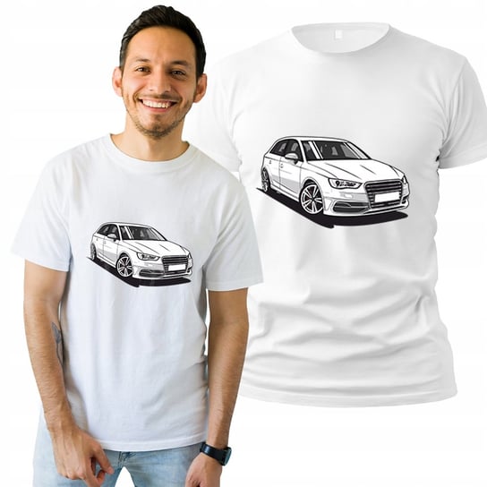 Koszulka Męska Z Nadrukiem  T-shirt Na Prezent Auto Audi A3 M Plexido