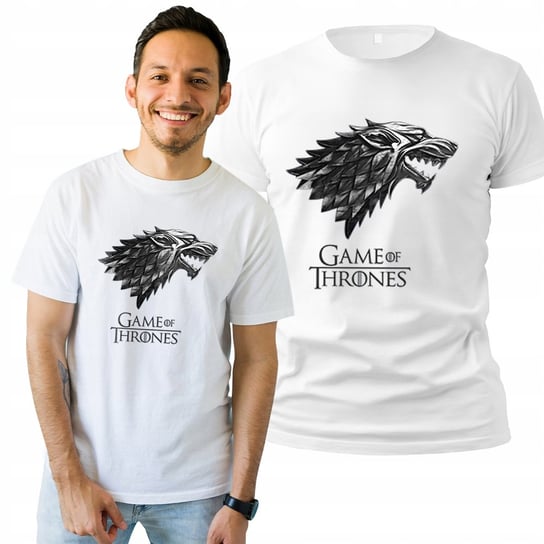 Koszulka Męska z Nadrukiem  T-shirt Na Prezent Game Of Thrones XL Plexido