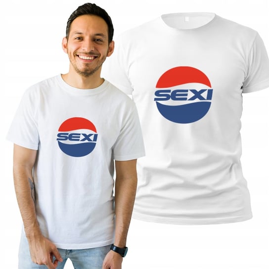Koszulka Męska Z Nadrukiem  T-shirt Na Prezent Seksi Pepsi S Plexido