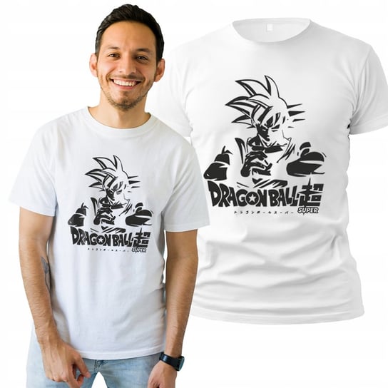 Koszulka Męska z Nadrukiem  T-shirt Na Prezent Songoku L Plexido