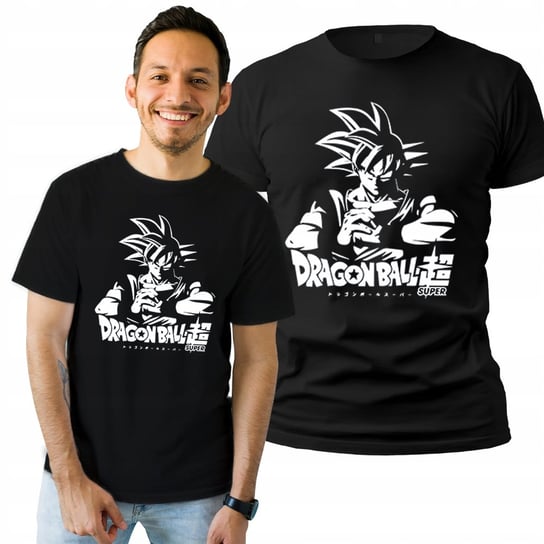 Koszulka Męska z Nadrukiem  T-shirt Prezent Dragonball Goku XXL Plexido