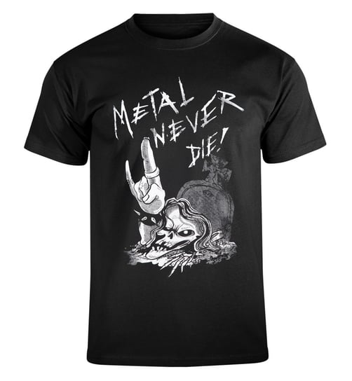 koszulka METAL NEVER DIE!-L Inny producent