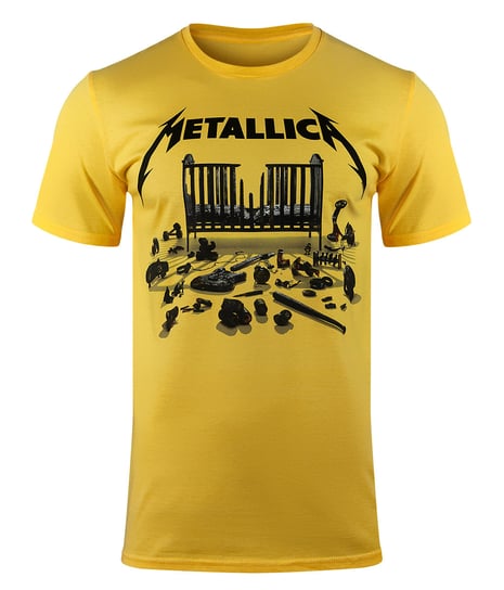 koszulka METALLICA - SIMPLIFIED COVER żółta-S Pozostali producenci
