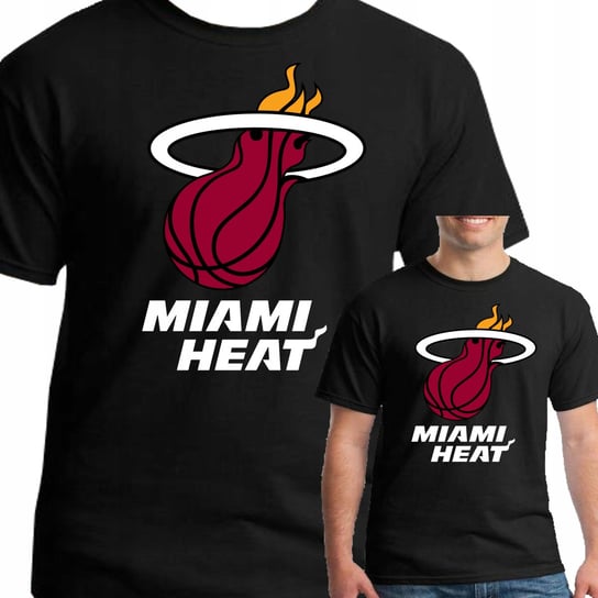 Koszulka Miami Heat Nba Prezent S 0478 Czarny Inna marka