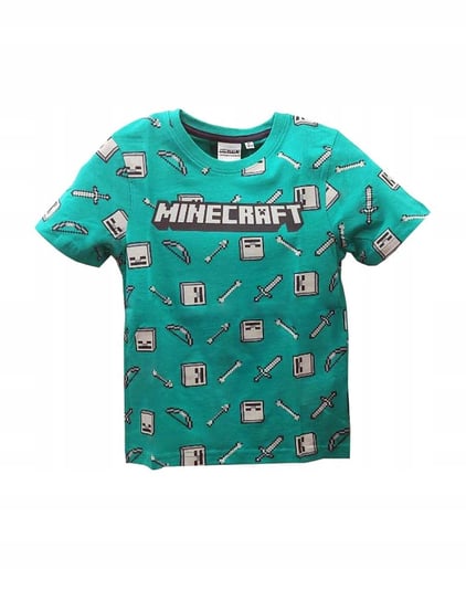 Koszulka Minecraft Drop Top Zielona 152Cm Inny producent