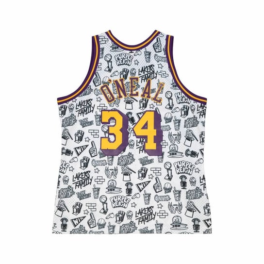 Koszulka Mitchell & Ness Doodle NBA Swingman Shaquille O'Neal Los Angeles Lakers-M Mitchell & Ness