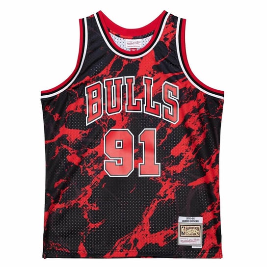 Koszulka Mitchell & Ness Marble NBA Swingman Dennis Rodman Chicago Bulls-L Mitchell & Ness