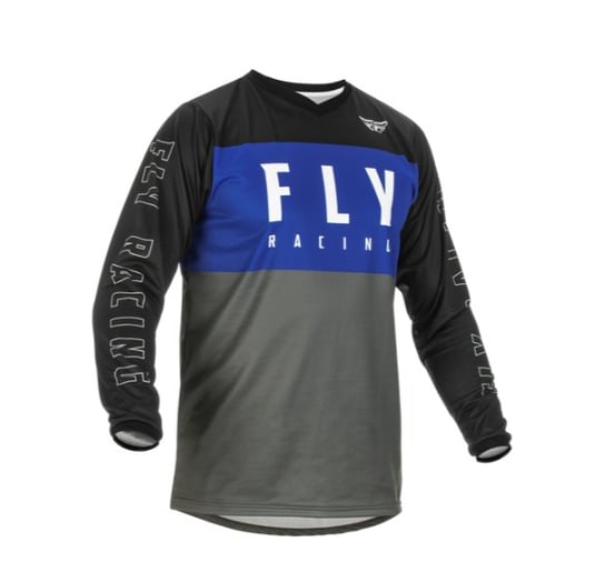 Koszulka motocyklowa Fly Racing F-16, kolor niebieski/szary, rozmiar 2XL Fly
