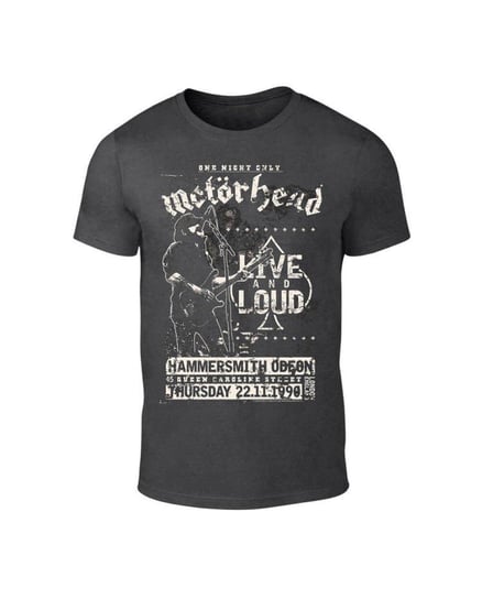 koszulka MOTORHEAD - LIVE AND LOUD szara-XL Inny producent