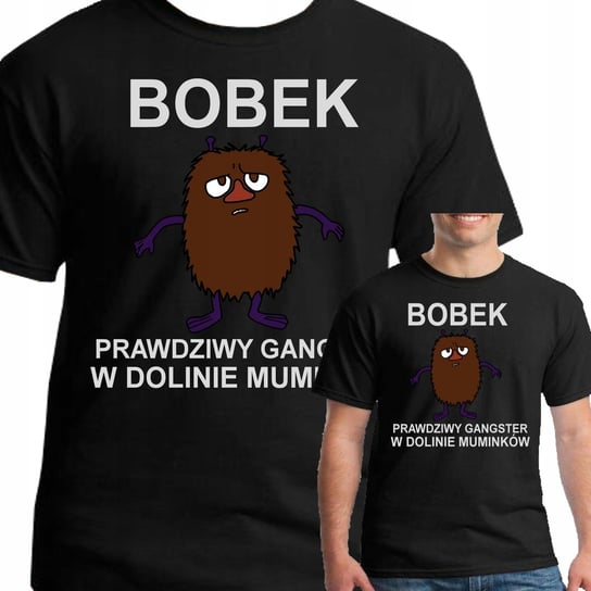 Koszulka Muminki Bobek Włóczykij M 3054 Czarna Inna marka