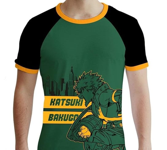 koszulka my hero academia - bakugo - men's t-shirt - (s) Inna marka