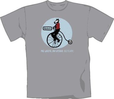 Koszulka Myslovitz Bicykl (Grey, Men's, Size: S) Merchlabel