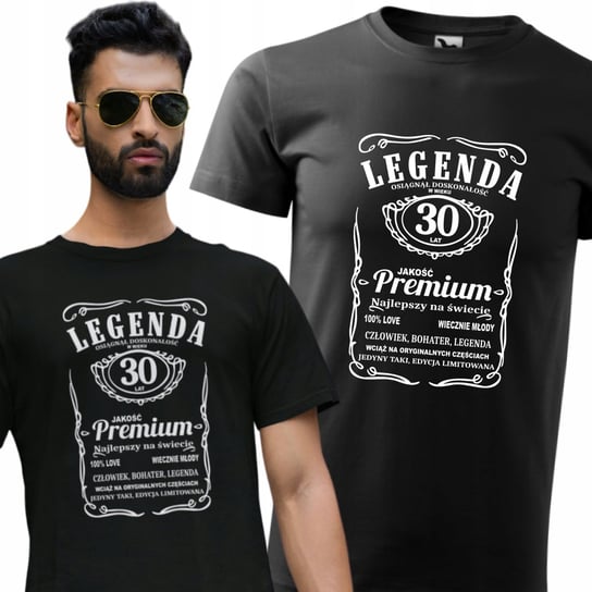 Koszulka na 30 urodziny Legenda 30 Premium Super prezent dla Niego męska XL/Aradena Inna marka