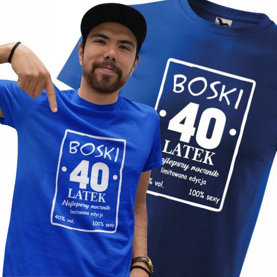 Koszulka Na 40 Urodziny Boski 40 Latek Super Prezent Dla Niego Męska 5Xl/Aradena Inna marka