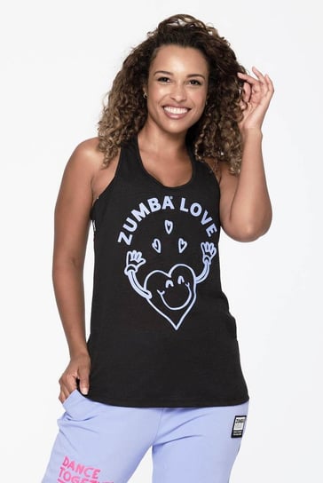 Koszulka na ramiączkach czarna Zumba Love Twisted S Zumba