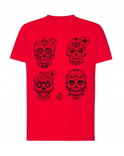 Koszulka nadruk czaszki Día de Muertos r.L Inna marka