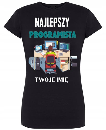 Koszulka Najlepszy Programista Twoje Imię r.XXL Inna marka