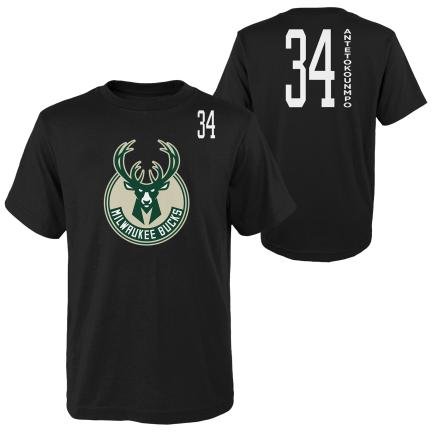 Koszulka NBA Tall SS Tee Milwaukee Bucks Giannis Antetokounmpo T-shirt-XXL Outerstuff LLC
