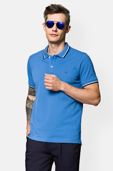 Koszulka Niebieska Polo Adrian Lancerto
