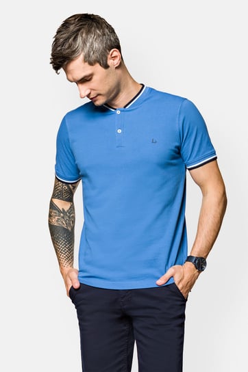 Koszulka Niebieska Polo Damian Lancerto
