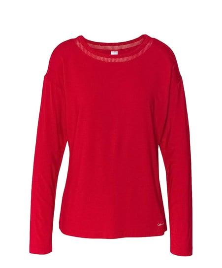 Koszulka nocna Calvin Klein do spania piżama czerwona-L Calvin Klein