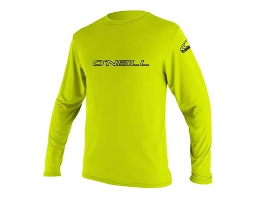 Koszulka ONEILL Basic Skins L/S Sun Shirt Lime -L O'neill
