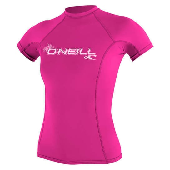 Koszulka ONEILL Women Basic Skins S/S Crew Pink-S O'neill