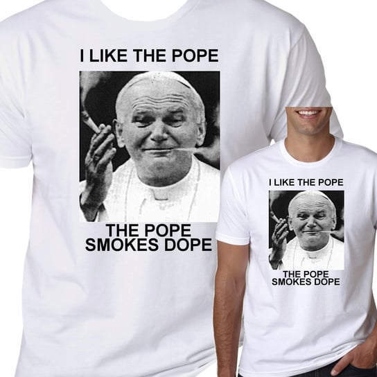 Koszulka Papież Jan Paweł Eminem Śmieszna L 2092 Inna marka