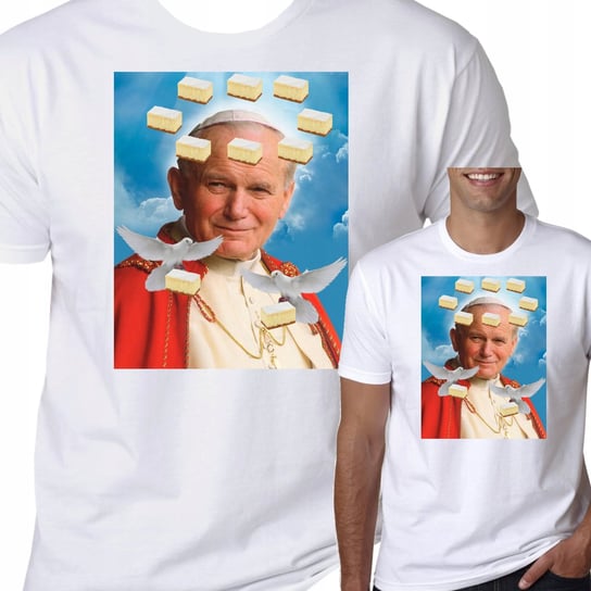 Koszulka Papież Jan Paweł Prezent Śmieszna Xl 2093 Inna marka