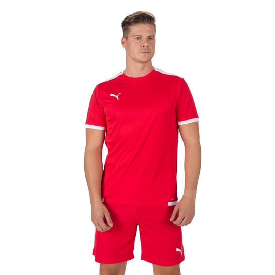 Koszulka piłkarska męska PUMA teamLIGA Jersey czerwona 704917 01 Puma