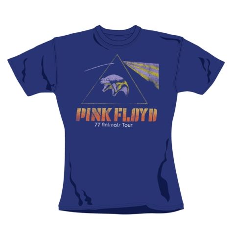 Koszulka Pink Floyd Animals Tour Flying Pig (Blue, Women's, Size: L) Loud Distribution