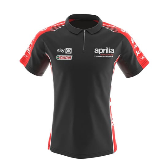 Koszulka Polo - Aprilia Racing Team 2021, rozmiar M Aprilia