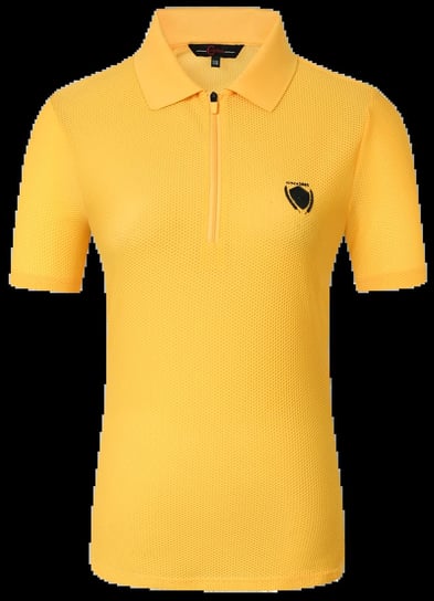 Koszulka polo COVALLIERO 24SS damska żółta, rozmiar: XS Inna marka
