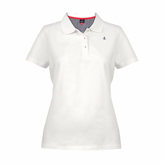 Koszulka polo damska biała Captain Mike® rozmiar L Captain Mike