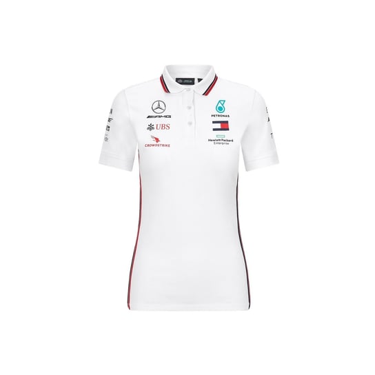 Koszulka polo damska Team biała Mercedes AMG F1 - M Mercedes AMG Petronas F1 Team