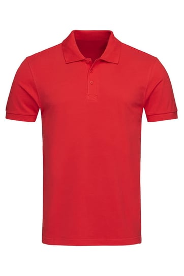 Koszulka POLO medyczna męska czerwona XXL M&C
