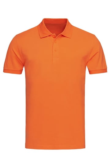 Koszulka polo medyczna męska pomarańczowa S M&C