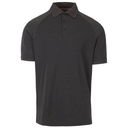 Koszulka Polo Męska Kelleth DLX (XL 8,5-9 / Czarny Z Kolorowym) trespass