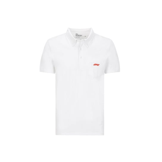 Koszulka polo męska Pocket biała Formula 1 2021 - XXL FORMULA 1