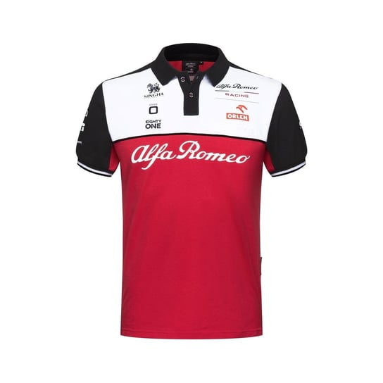 Koszulka polo męska Team Alfa Romeo Racing 2021 - L Alfa Romeo Racing