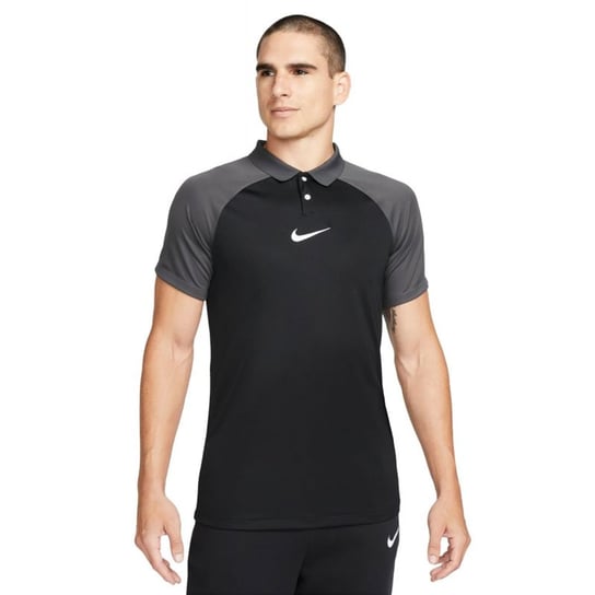 Koszulka polo Nike Dri-FIT Academy Pro M DH9228 (kolor Czarny. Szary/Srebrny, rozmiar S (173cm)) Nike