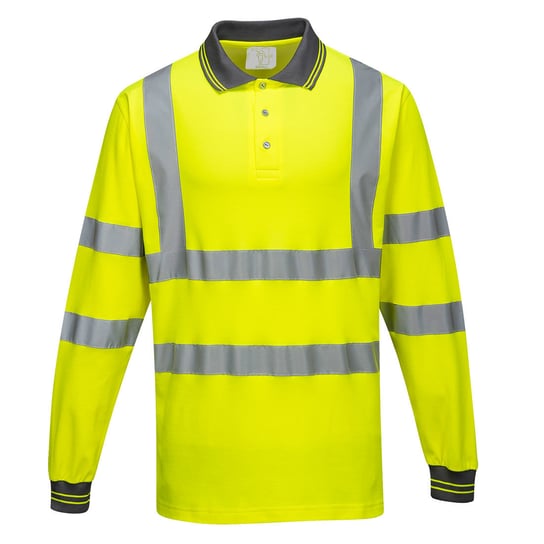 Koszulka polo ostrzegawcza Comfort Żółty 2XL Portwest
