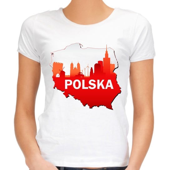 Koszulka Polska mapa damska Stedman