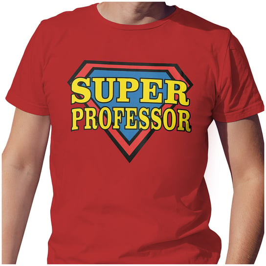 KOSZULKA PREZENT T-SHIRT 3XL DZIEŃ NAUCZYCIELA SUPER PROFESSOR JAKOŚĆ PolskaKoszulka