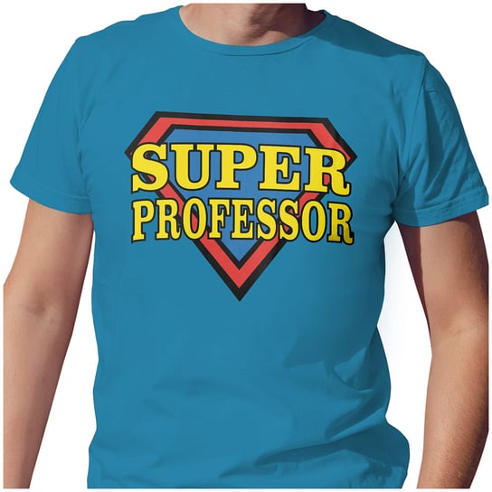 KOSZULKA PREZENT T-SHIRT 3XL DZIEŃ NAUCZYCIELA SUPER PROFESSOR JAKOŚĆ PolskaKoszulka