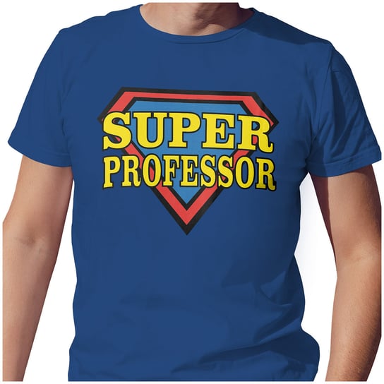 KOSZULKA PREZENT T-SHIRT XL DZIEŃ NAUCZYCIELA SUPER PROFESSOR JAKOŚĆ PolskaKoszulka