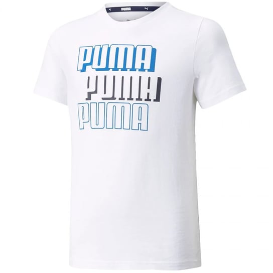 Koszulka Puma Alpha Tee B Jr 589257 (kolor Biały, rozmiar 116 cm) Puma