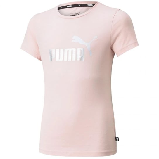 Koszulka Puma ESS+ Logo Tee Jr 587041 (kolor Różowy, rozmiar 116 cm) Puma