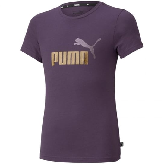 Koszulka Puma ESS+ Logo Tee Jr (kolor Fioletowy, rozmiar 116 cm) Puma