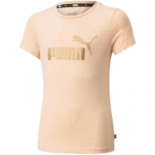 Koszulka Puma ESS+ Logo Tee Jr (kolor Pomarańczowy, rozmiar 116 cm) Puma